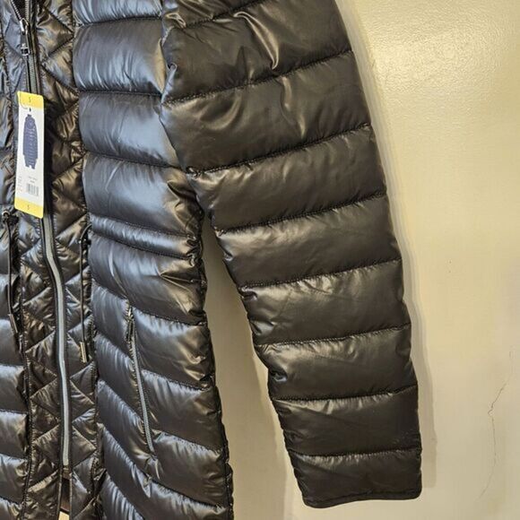 Kenneth Cole Ladies' Quilted Anorak Jacket Color Black / Size Small / New - Picture 7 of 13